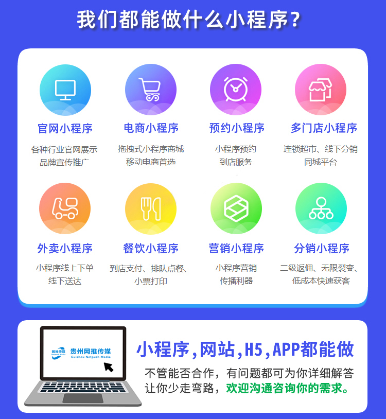 小程序开发界面与功能示意图
